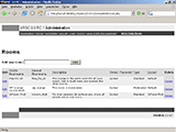 Image: The room administration interface.